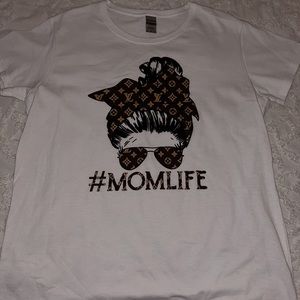 ✰ Custom LV Mom Life Tee ✰